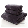 Bathroom Towel Set, 3 Pack Terry Cotton Towels, Soft and Absorbent Bath and Hand Towels