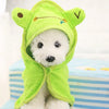 Super Absorbent Pet Towel, Hooded Bathrobe for Dogs and Cats, Quick-Drying Hoodie for Pets, Cute Puppy Bath Towel