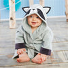 Animal Hooded Baby Robe, Soft and Absorbent, Infant Bathrobe, Cozy Towel, Baby Shower Gift