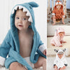 Cartoon Animals Baby Newborn Bath Towel Hood Girls Boys Bathrobe Kids Soft Towels Robe Baby Receiving Blanket