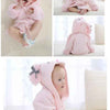 Animal Hooded Baby Robe, Soft and Absorbent, Infant Bathrobe, Cozy Towel, Baby Shower Gift