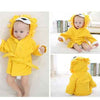 Animal Hooded Baby Robe, Soft and Absorbent, Infant Bathrobe, Cozy Towel, Baby Shower Gift