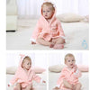 Animal Hooded Baby Robe, Soft and Absorbent, Infant Bathrobe, Cozy Towel, Baby Shower Gift